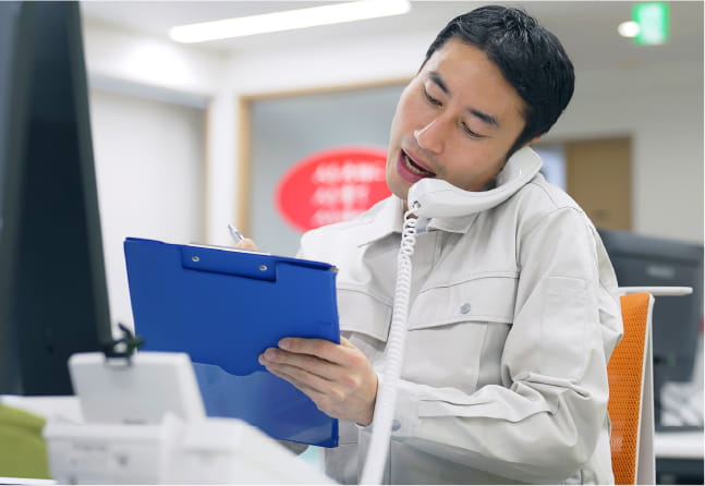 協力会社とのやり取り